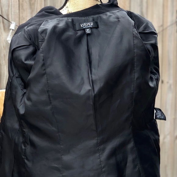 Kasper Separates Black Blazer size 6P - Picture 8 of 8